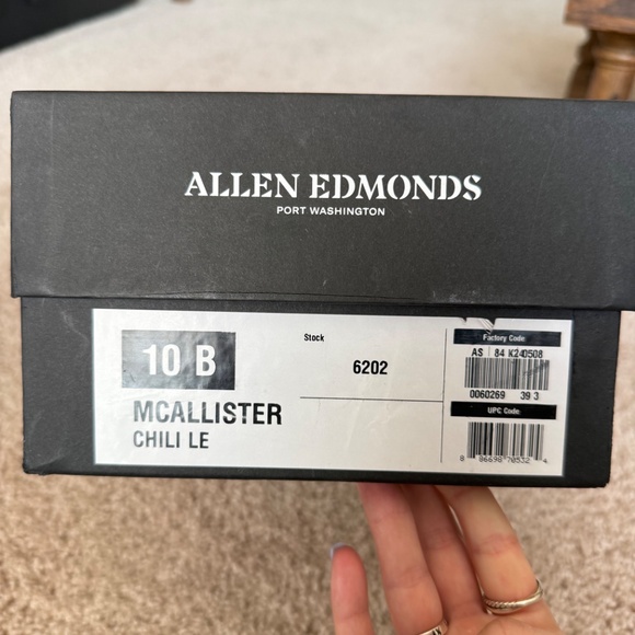 Allen Edmonds Wingtips - McAllister, Chili - Picture 9 of 9